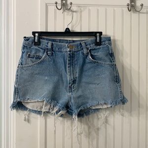 Women’s wrangler cut offs
